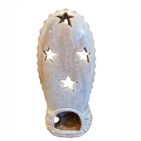 Virgen María con el Niño Jesús – Estatua Vintage Portavelas