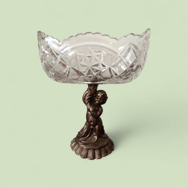 FRUTERO1 Centro de Mesa Decorativo con Pedestal Clásico