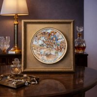 Platos Conmemorativo, Enmarcado “Millennium – Año 1 al  Añ0 500, Año 501 al Año 1000, Año 1001 al Año 1500, Año 1501 al Año 2000.