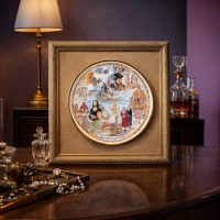 Platos Conmemorativo, Enmarcado “Millennium – Año 1 al  Añ0 500, Año 501 al Año 1000, Año 1001 al Año 1500, Año 1501 al Año 2000.